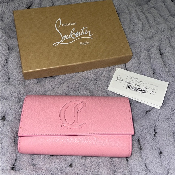 Christian Louboutin Pink Leather Chain Shoulder Bag - Picture 6 of 8